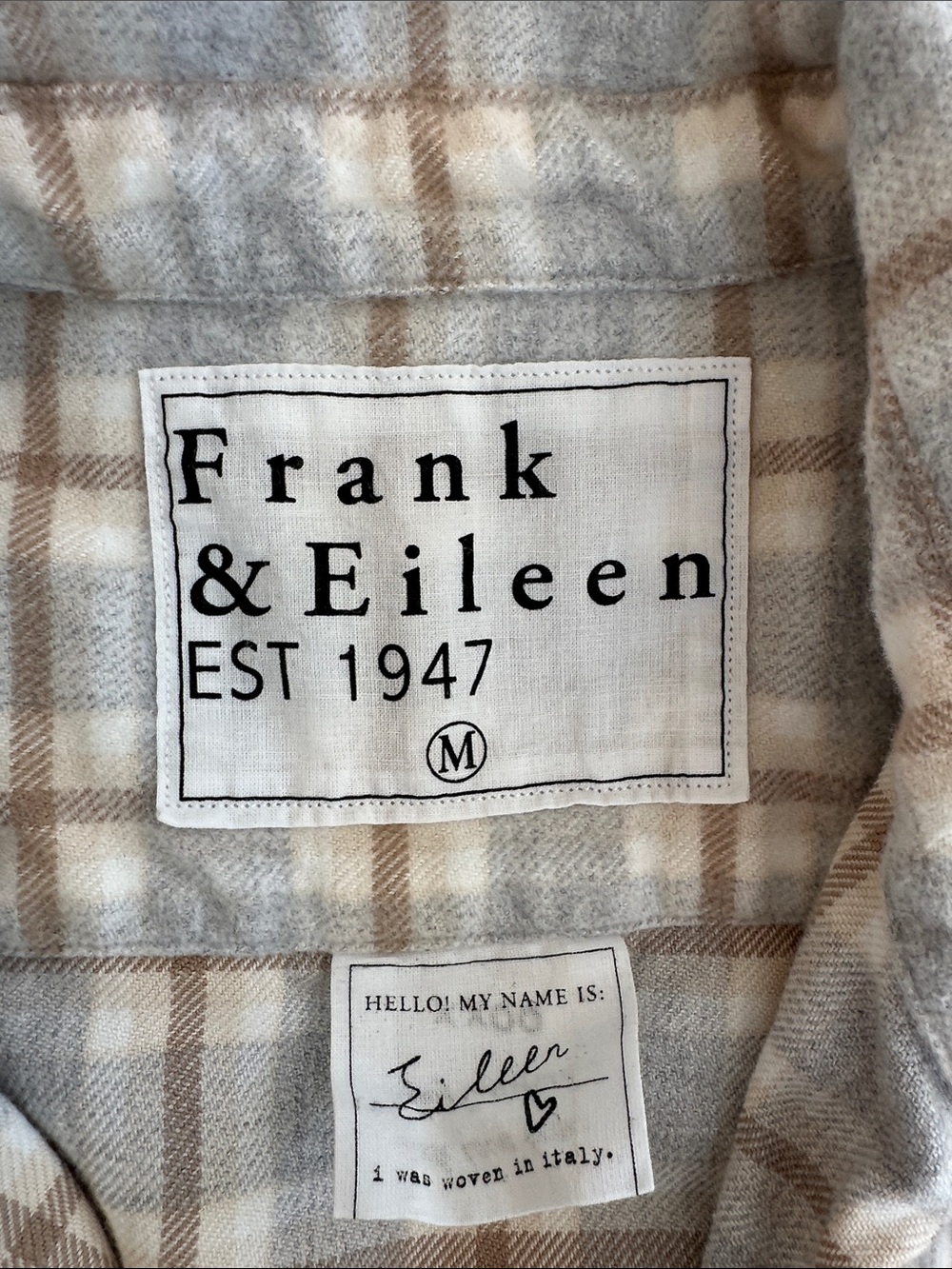 Frank & Eileen Women’s Italian Flannel Eileen Buttondown - Picture 2 of 3